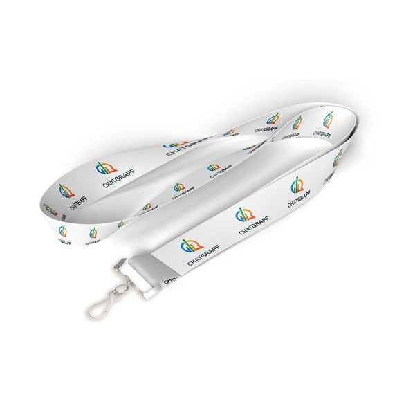 Custom Dye Sublimated Full Color Lanyard-A