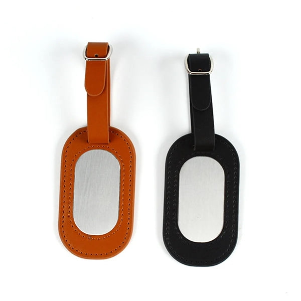 Leather Golf Luggage Tag Suitcase Travel Id Label