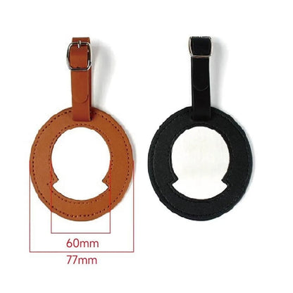 Leather Golf Luggage Tag Suitcase Travel Id Label