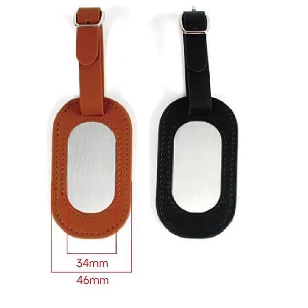 Leather Golf Luggage Tag Suitcase Travel Id Label