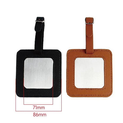 Leather Golf Luggage Tag Suitcase Travel Id Label