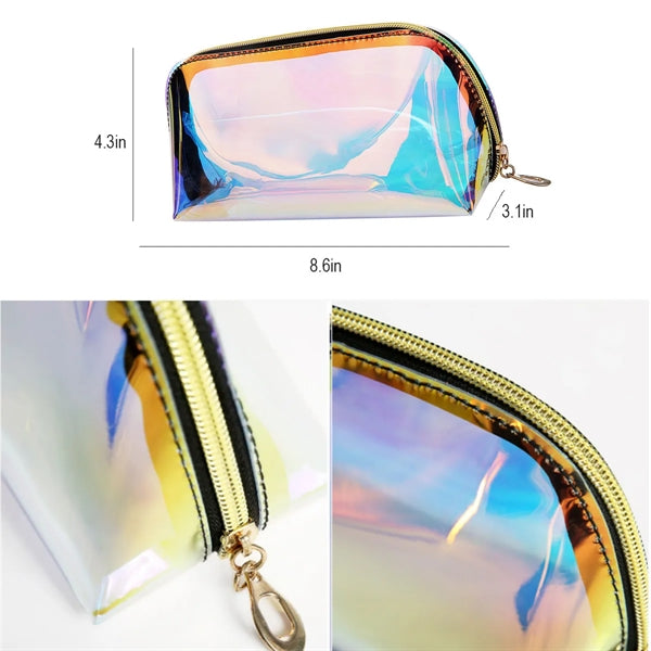 Iridescent Cosmetic Travel Bag