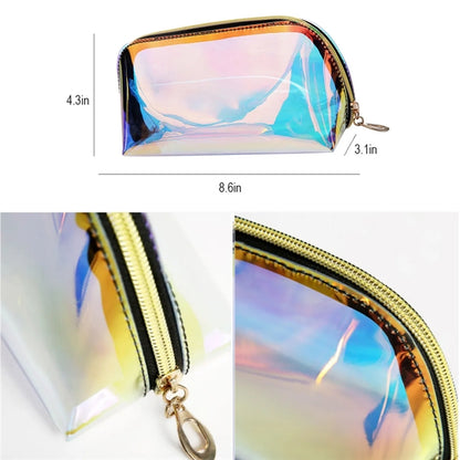 Iridescent Cosmetic Travel Bag