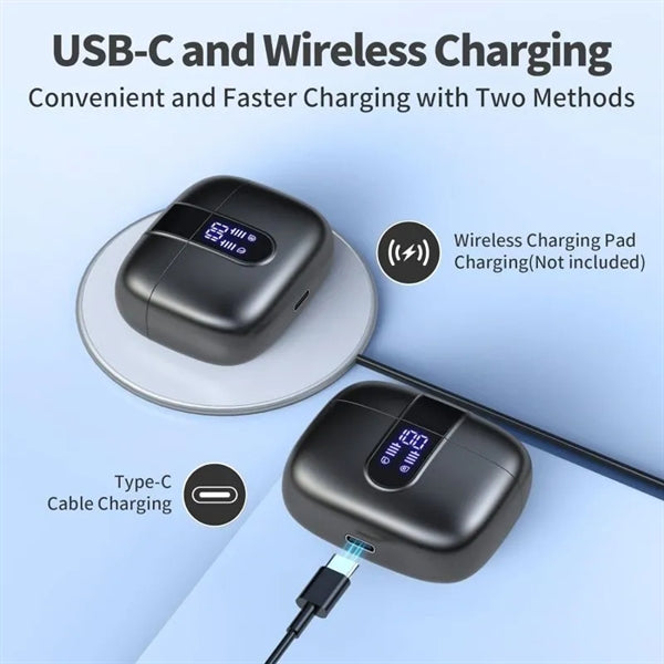 Sport Earphones with LED Display True Wireless Earbuds