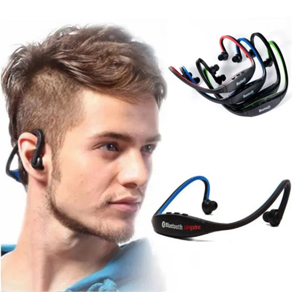 Sports ear-mounted wireless bluetooth headset