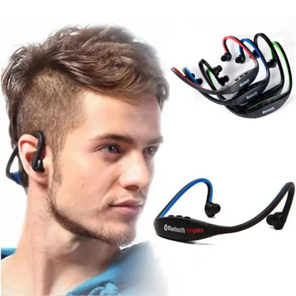 Sports ear-mounted wireless bluetooth headset