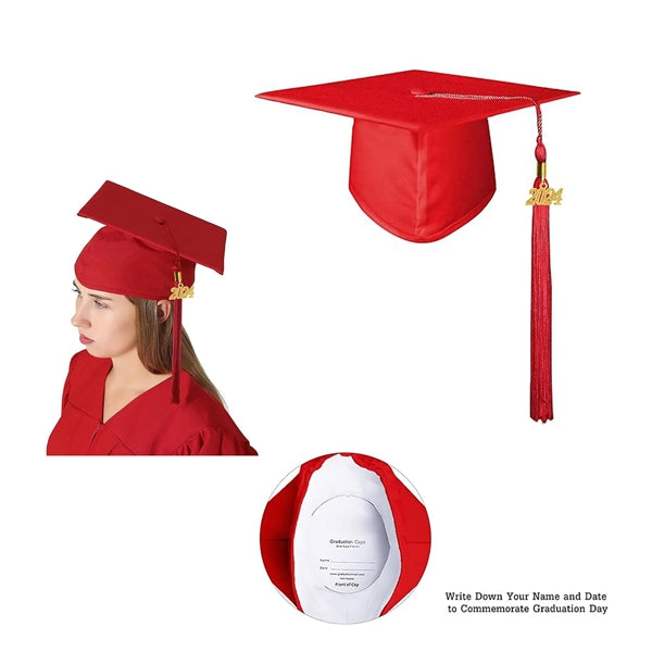 Unisex Adult Graduation Cap With Tassel