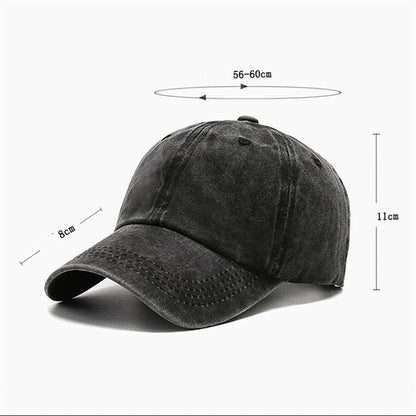 Washed Cotton Baseball Caps