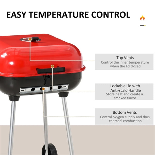 Hamburger Charcoal BBQ Grill