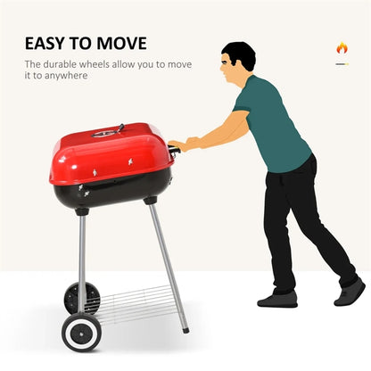 Hamburger Charcoal BBQ Grill