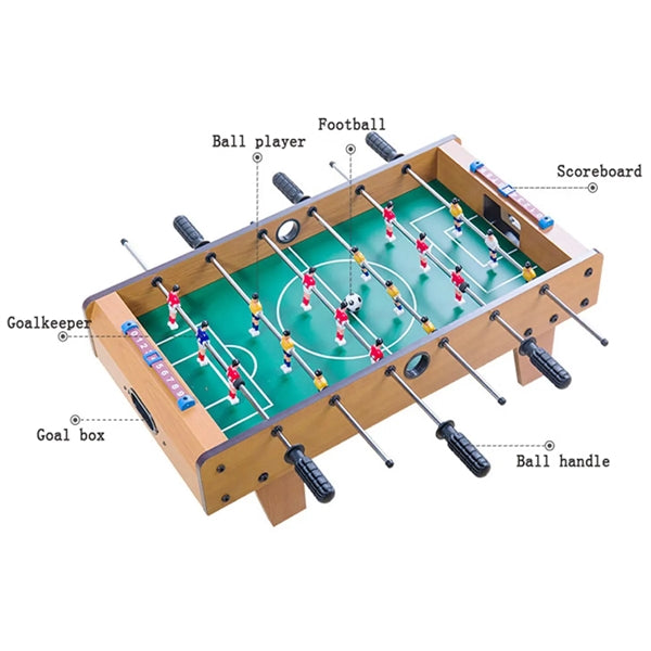 Compact Foosball Soccer Table Game