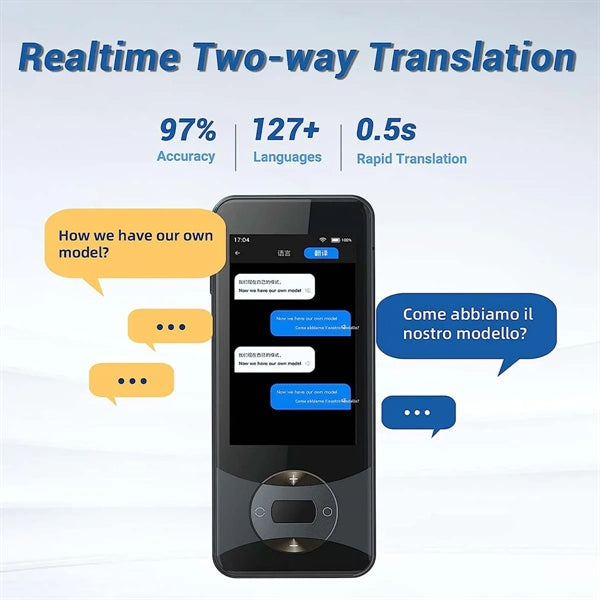 W10 AI-Enhanced Language Translator Device
