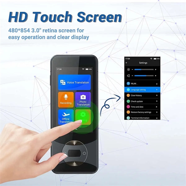 W10 AI-Enhanced Language Translator Device