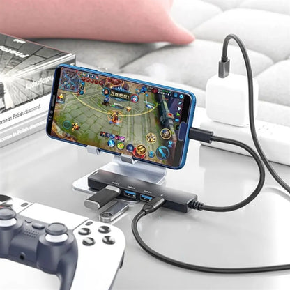 5 Ports USB 3.0 HUB Type C Multi Splitter Extension Adapter