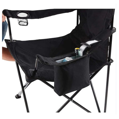 Camping Chair with Built-in 4 Can Cooler Pouch(300lb Capacit