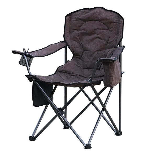 Camping Chair with Built-in 4 Can Cooler Pouch(300lb Capacit