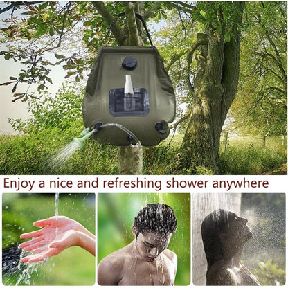 5 gallons/20L Solar Heating Camping Shower Bag