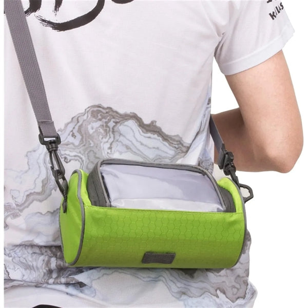 Large Capacity Outdoor Bike Handlebar Bag With Touch Screen