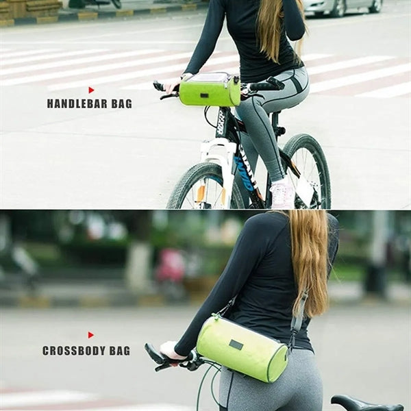 Large Capacity Outdoor Bike Handlebar Bag With Touch Screen