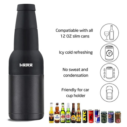 3 In 1 Can Cooler With Bottle Opener