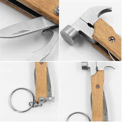Mini Foldable Hammer Keychain