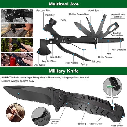 Professional Survival Gear with Molle Pouch
