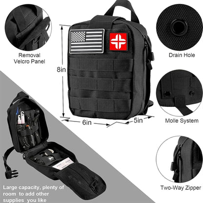 Professional Survival Gear with Molle Pouch