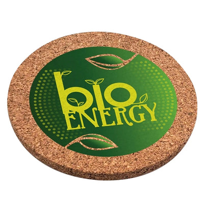 Cork Wood Coaster - Full Color Graphic