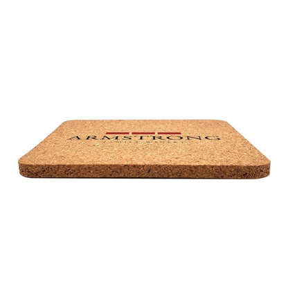 Cork Wood Coaster set of 2