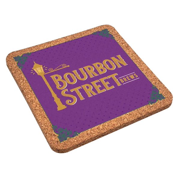 Cork Wood Coaster set of 4