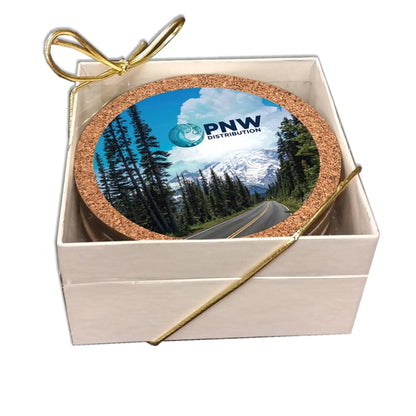 Cork Wood Coaster - Full Color Graphic