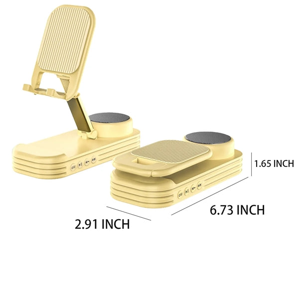 Adjustable Bluetooth-Compatible Speaker Phone Stand