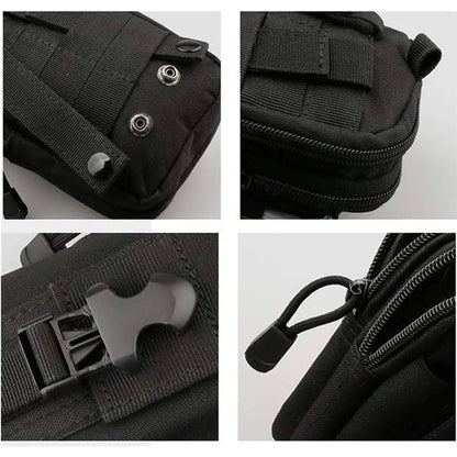 Tactical Molle Pouch with Phone Belt Clip Holder