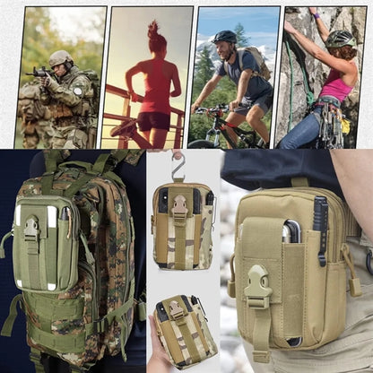 Tactical Molle Pouch with Phone Belt Clip Holder