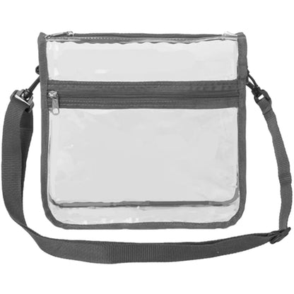 Stadium Approved Purse Clear PVC Bag with Adjustable Strap