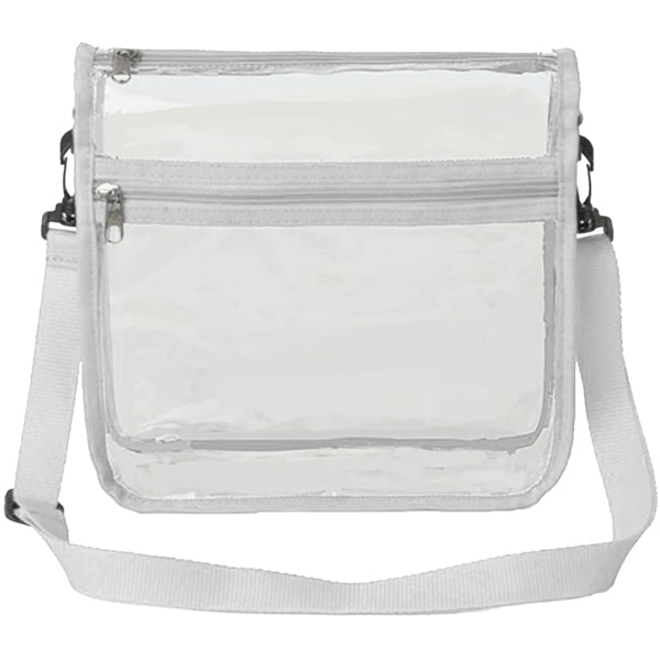 Stadium Approved Purse Clear PVC Bag with Adjustable Strap