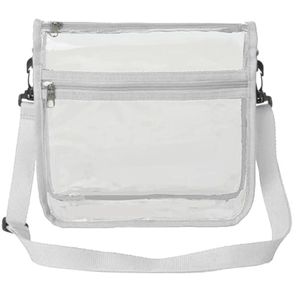Stadium Approved Purse Clear PVC Bag with Adjustable Strap