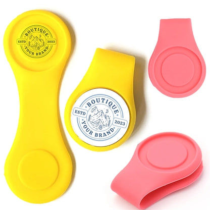 Silicone Golf Ball Marker Hat Clip Strong Magnetic Closure