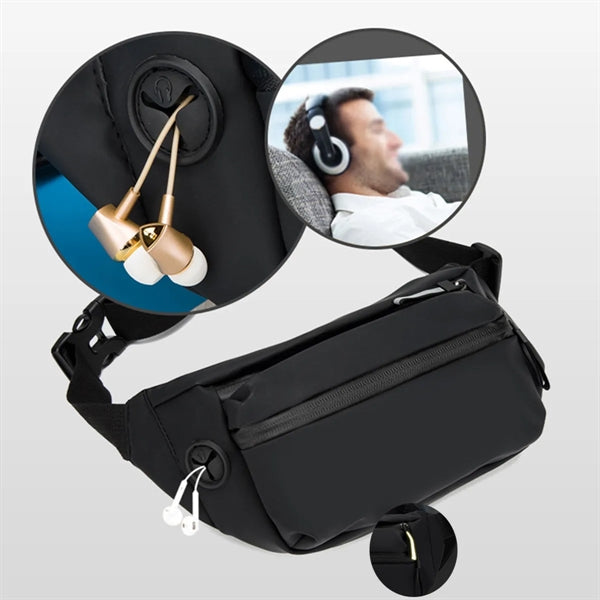 Waterproof Shoulder Backpack Crossbody Bag Sports Fanny Pack