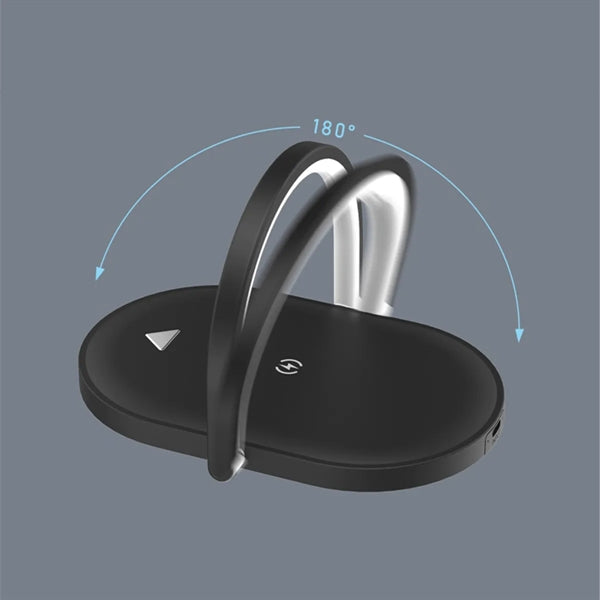 Wireless Charging Bedside Night Light Holder Three-In-One