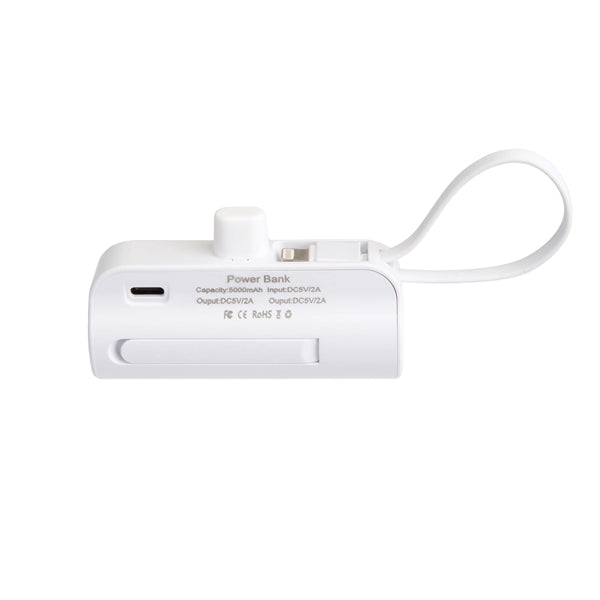 5,000 mAh Pill Power Bank w/ Phone Stand
