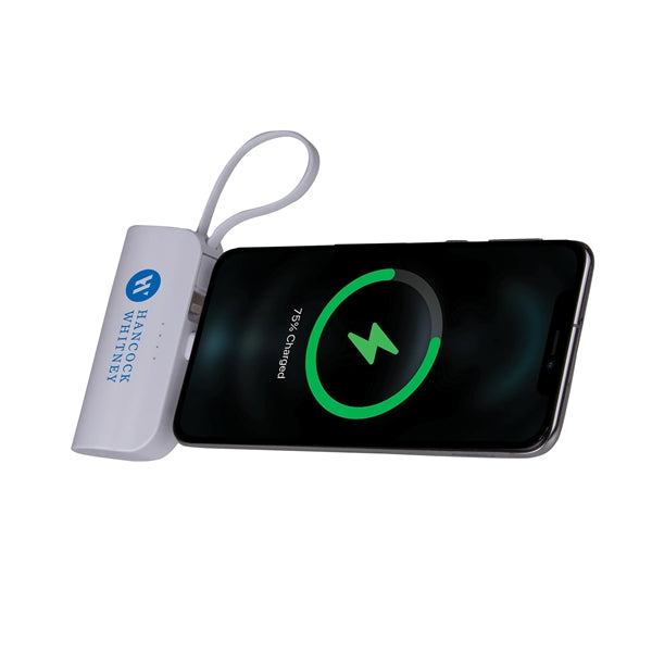 5,000 mAh Pill Power Bank w/ Phone Stand