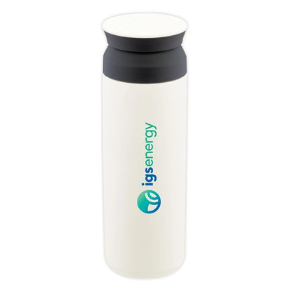 Kaizen 17oz Double-Wall Stainless Bottle w/Built-in Strainer