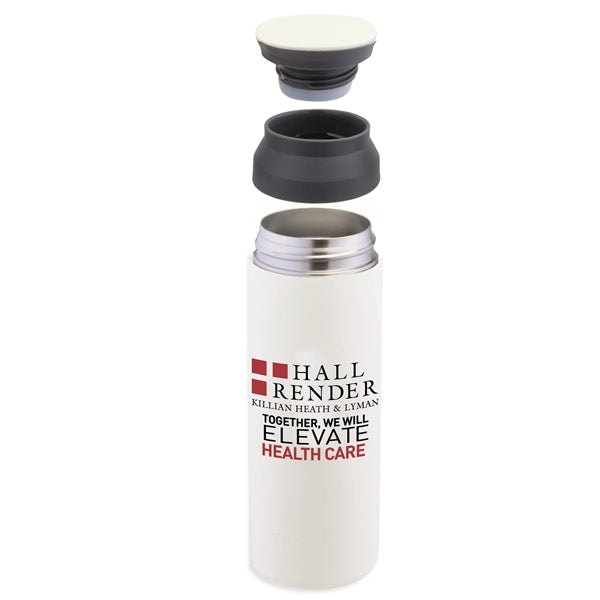 Kaizen 17oz Double-Wall Stainless Bottle w/Built-in Strainer