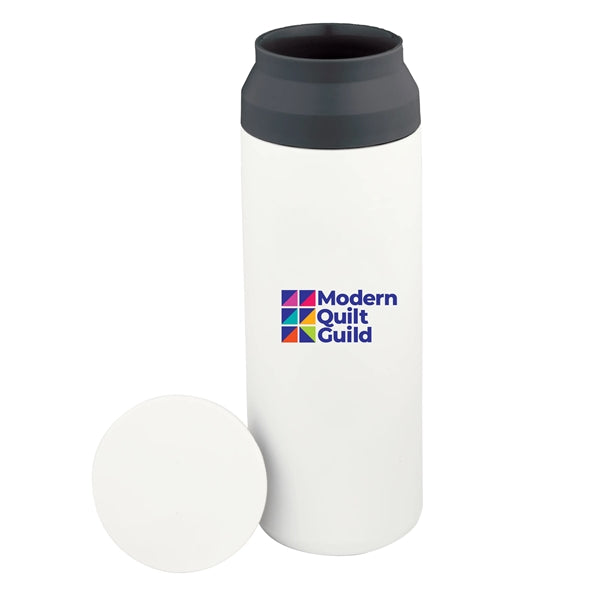 Kaizen 17oz Double-Wall Stainless Bottle w/Built-in Strainer