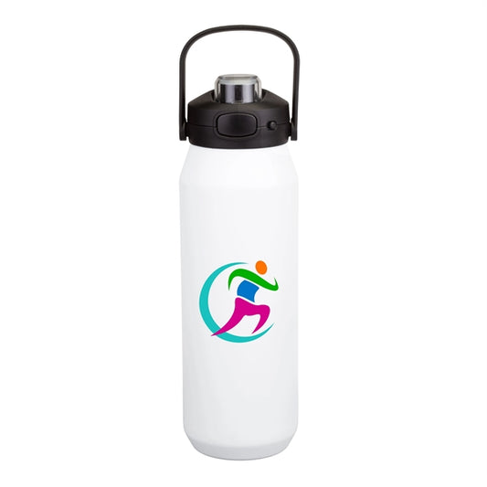 Rivers 32 oz Double-Wall Stainless Bottle w/Sports Lid