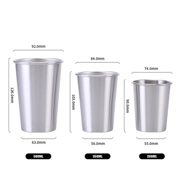 Custom Stainless Steel Cup For Bar Restaurant Camping Mug