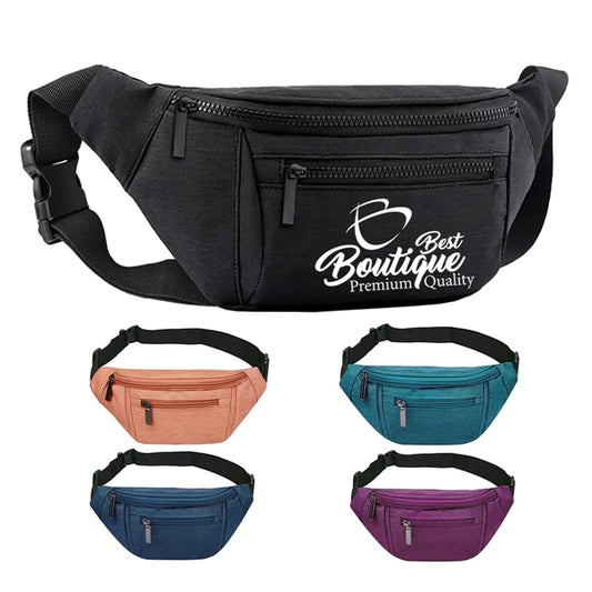 Custom Easy Carry Sling Shoulder Crossbody Waist Bag