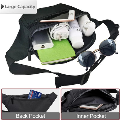 Custom Easy Carry Sling Shoulder Crossbody Waist Bag