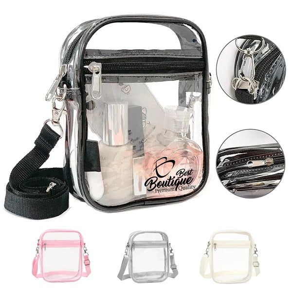 Stadium Concerts Clear Plastic Purses Shoulder Crossbody Bag